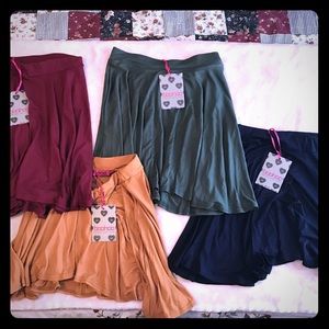 Jersey skater skirt